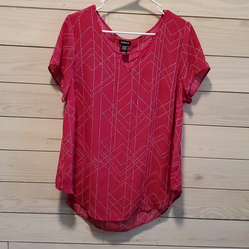 Pink blouse